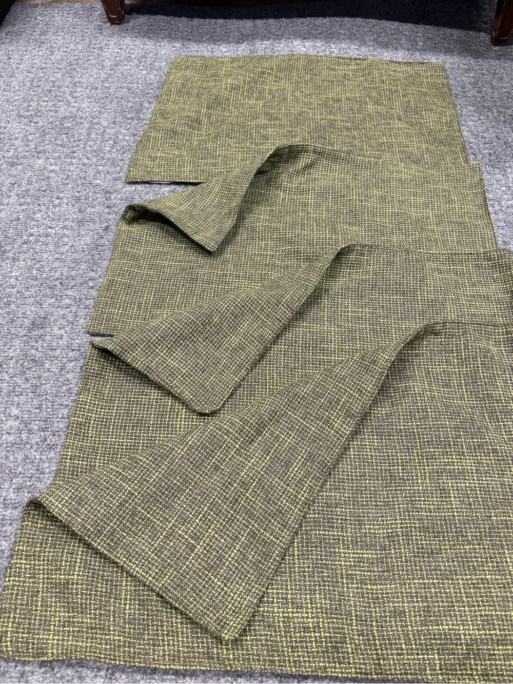 Textured Kevin Textiles Placemats Double Layer Protects Table
